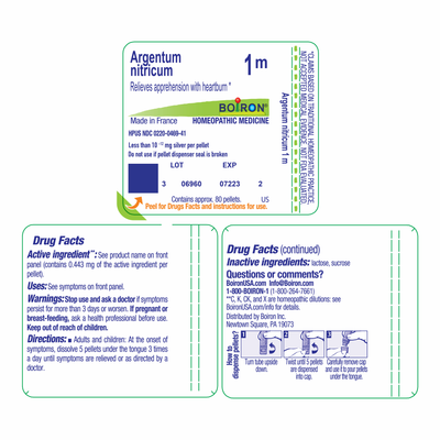 Argentum nitricum 1M 80 plts Curated Wellness
