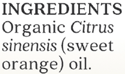 Orange, Sweet Organic Ess Oil .25 oz Curated Wellness