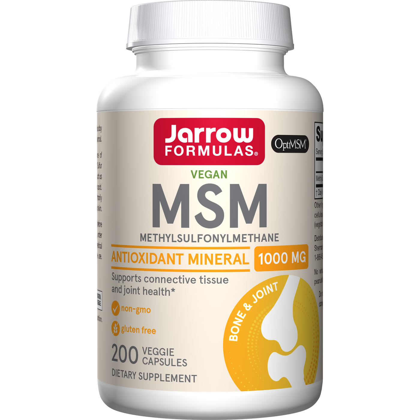 MSM Sulfur 1000 mg  Curated Wellness