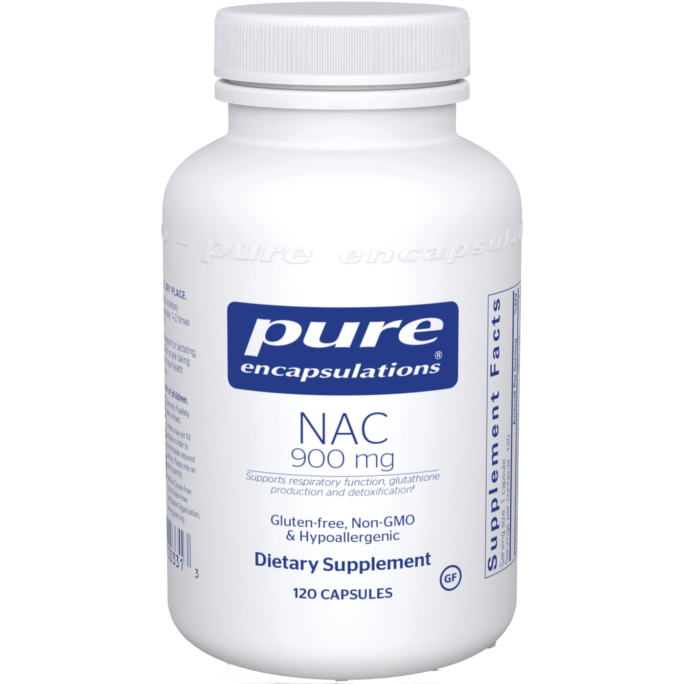 NAC 900 mg 120 vcaps Curated Wellness