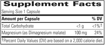 Magnesium Malate 100 mg  Curated Wellness