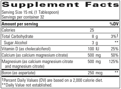 Liquid Calcium Magnesium 1:1 Berry  Curated Wellness