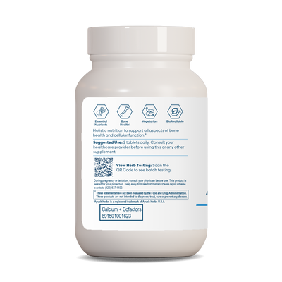 Calcium + Cofactors 90 vegtabs Curated Wellness