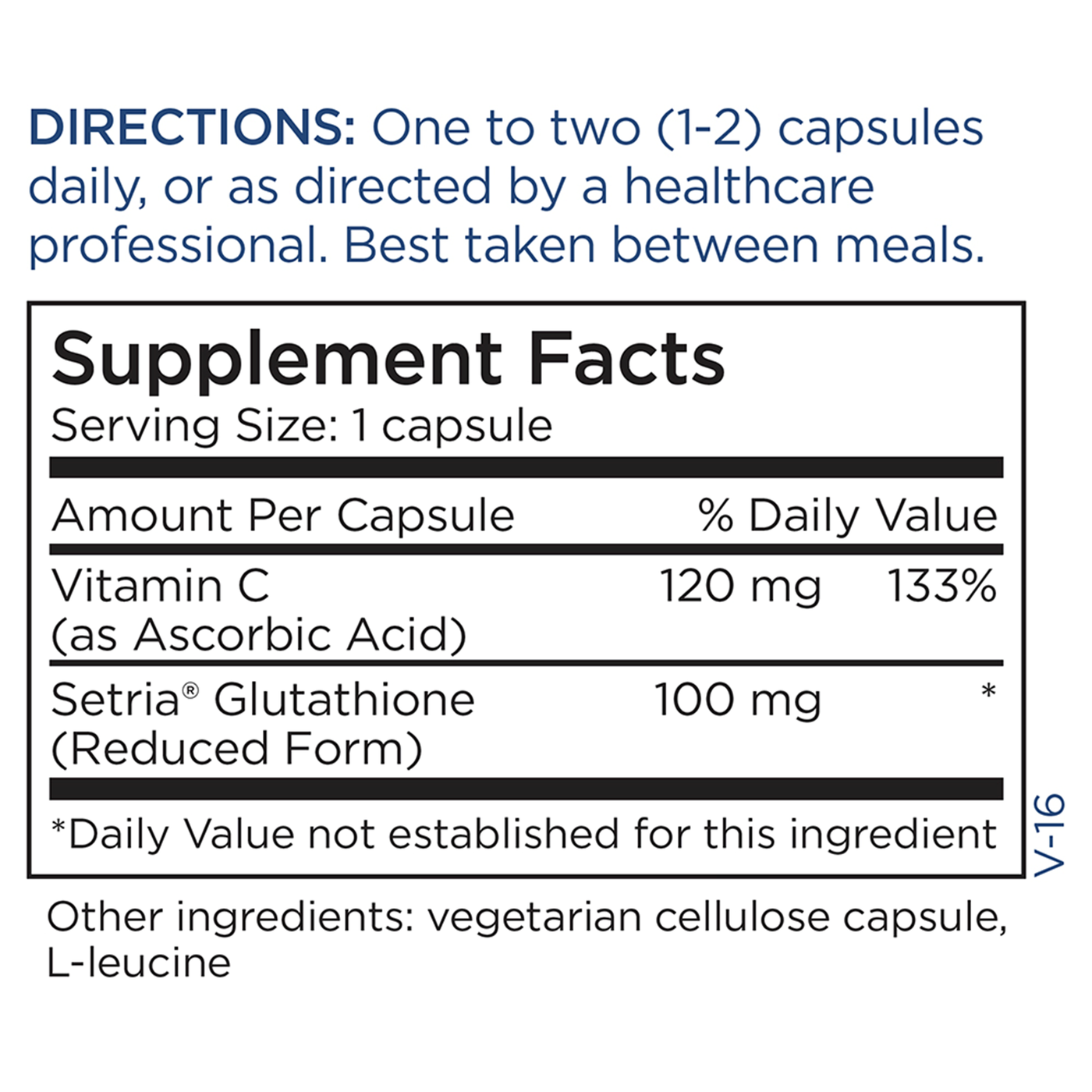 L-Glutathione 100 mg 60 caps Curated Wellness