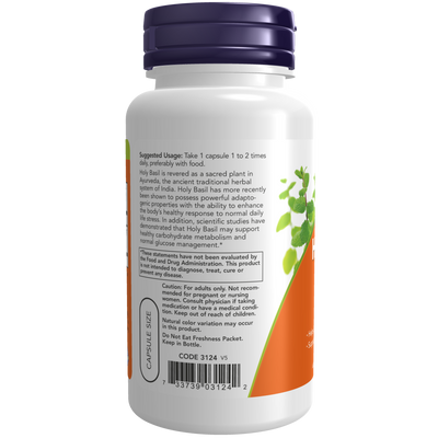 Holy Basil Extract 500 mg  Curated Wellness