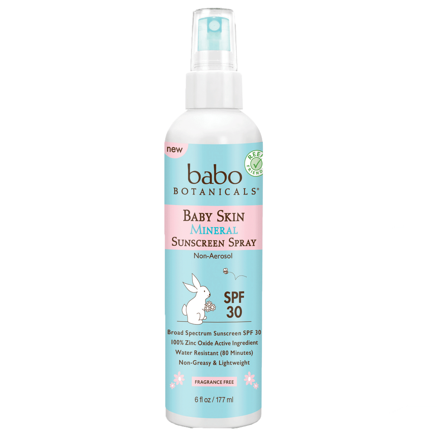 Baby Skin Min Snscrn SPF30 spray 6 fl oz Curated Wellness