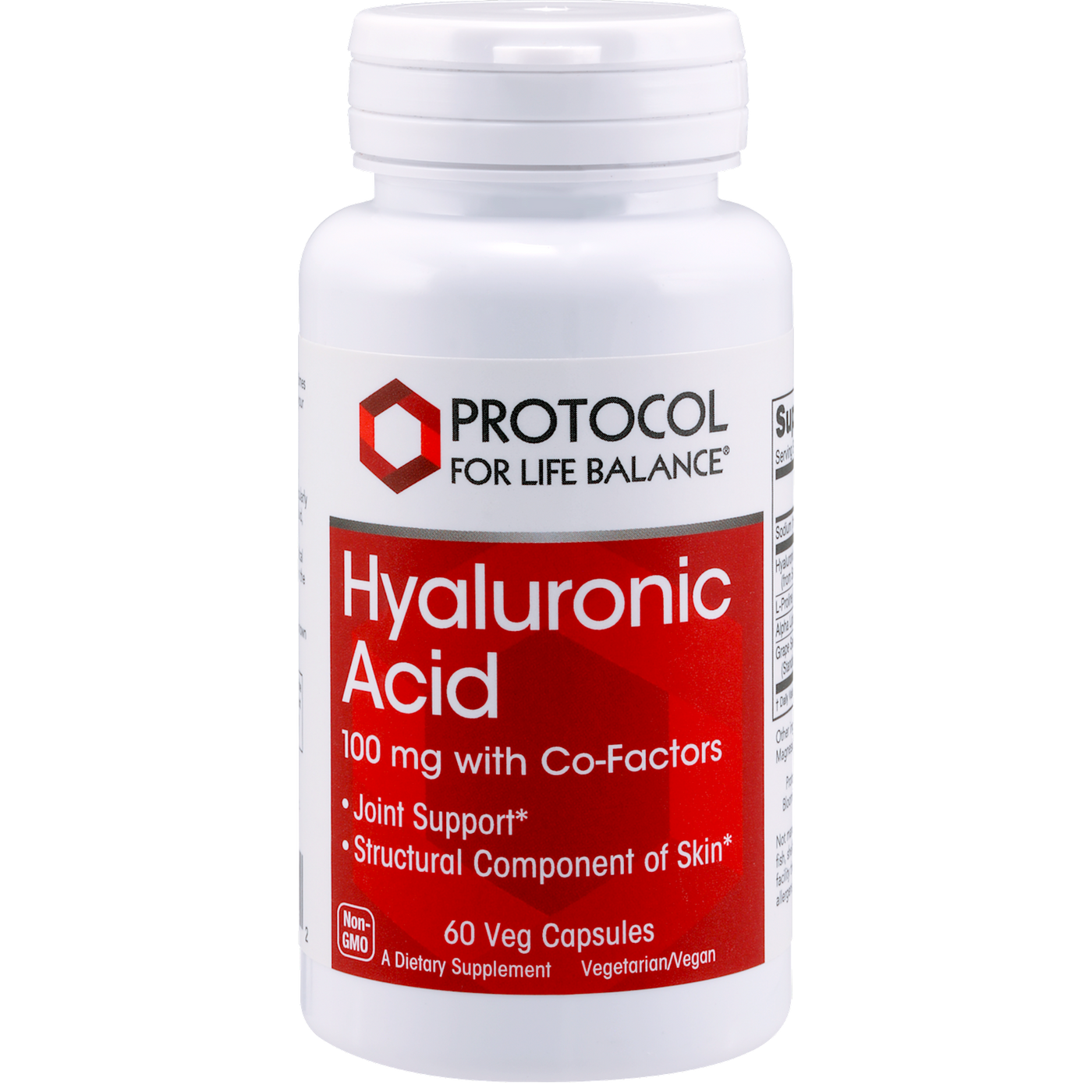 Hyaluronic Acid 100 mg 60 vcaps Curated Wellness