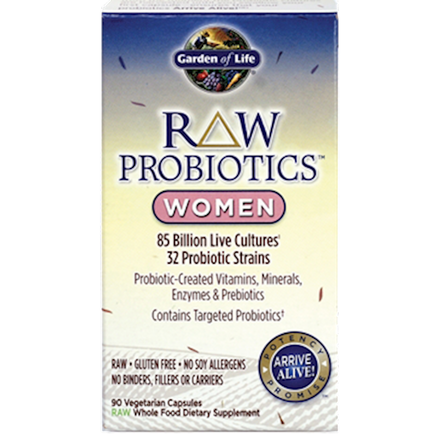 RAW Probiotics Women 90 vcaps Curated Wellness