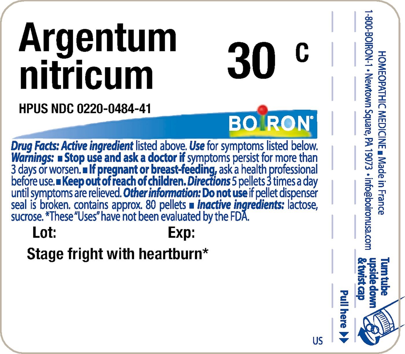 Argentum nitricum 30C 80 plts Curated Wellness