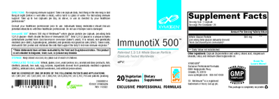 ImmunotiX 500 20 Capsules Curated Wellness