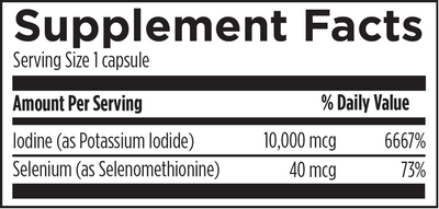 Iodine Synergy 120 VegCaps Curated Wellness