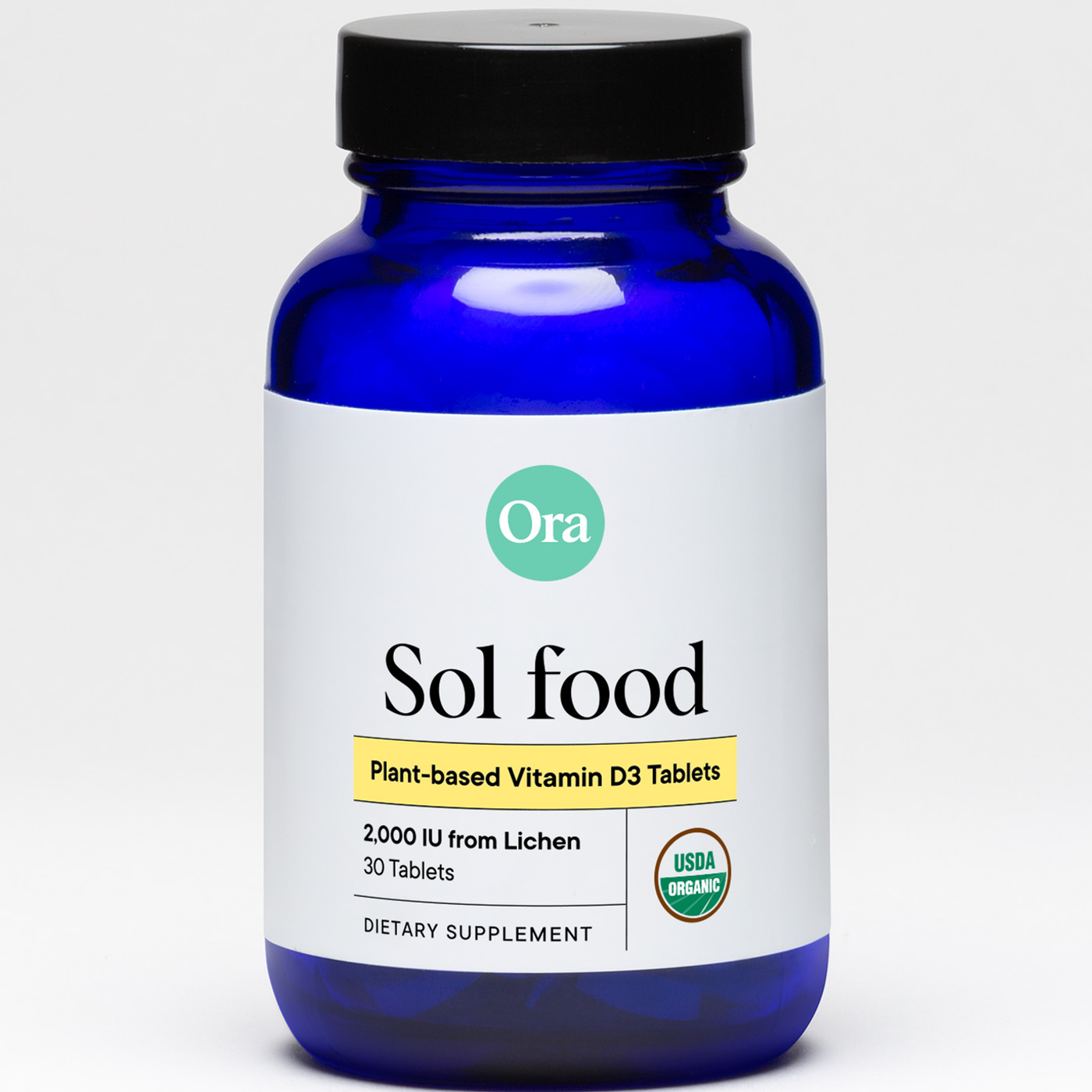 Sol Food Vegan Vitamin D3 Tablets 30ct Curated Wellness