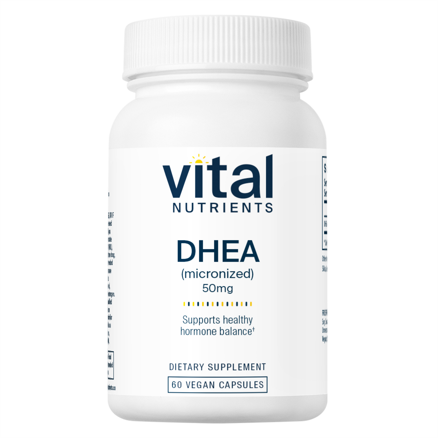 DHEA 50 mg 60 vegcaps Curated Wellness