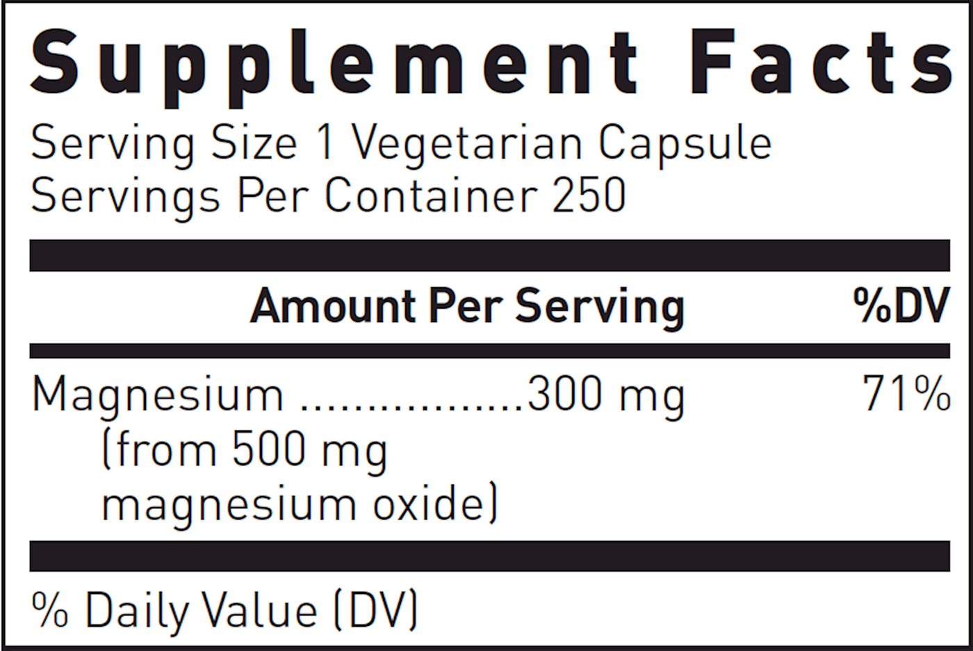 Magnesium Oxide  Curated Wellness