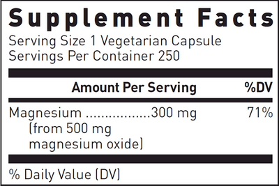 Magnesium Oxide  Curated Wellness