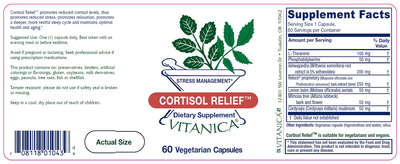 Cortisol Relief  Curated Wellness