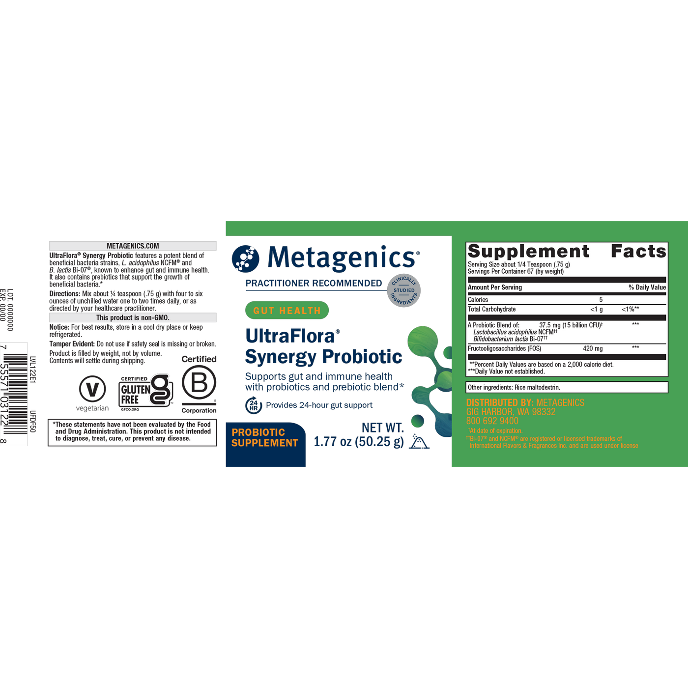 UltraFlora Synergy powder  Curated Wellness