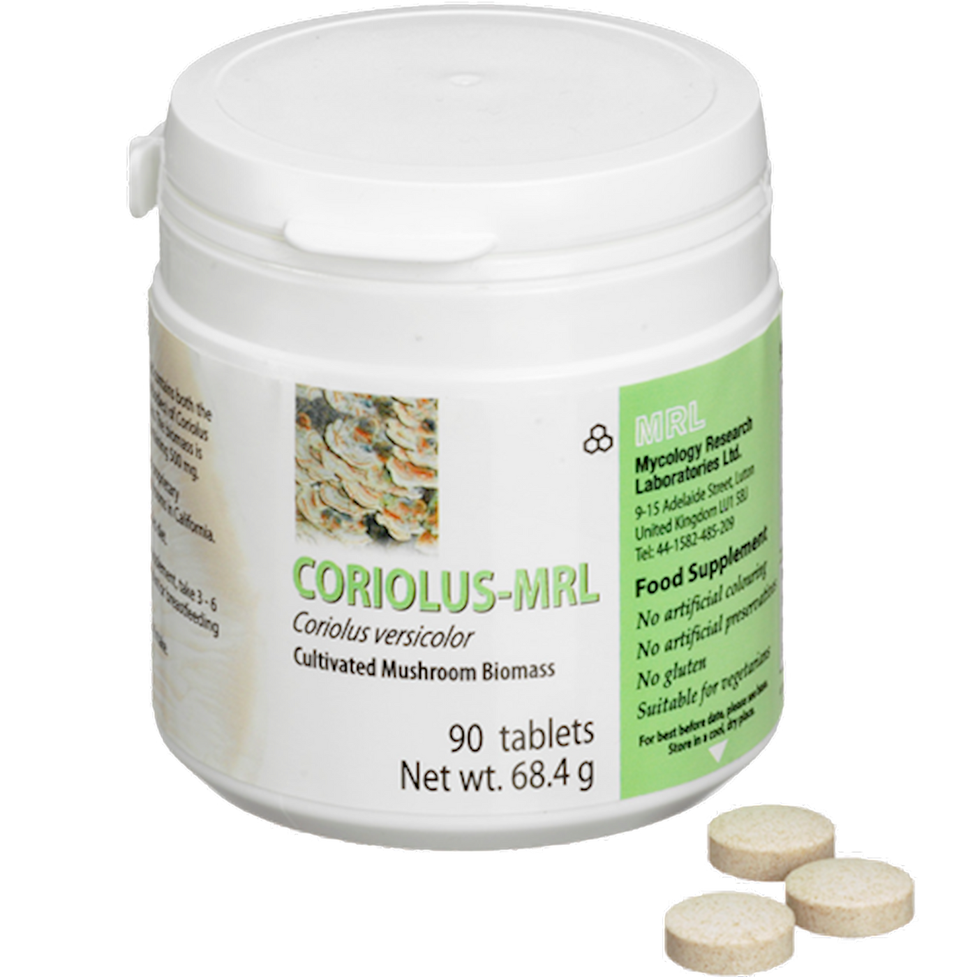 Coriolus Versicolor-MRL 500 mg  Curated Wellness