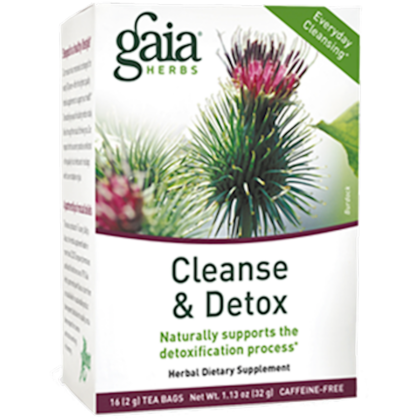 Cleanse & Detox Herbal Tea 16 bags Curated Wellness