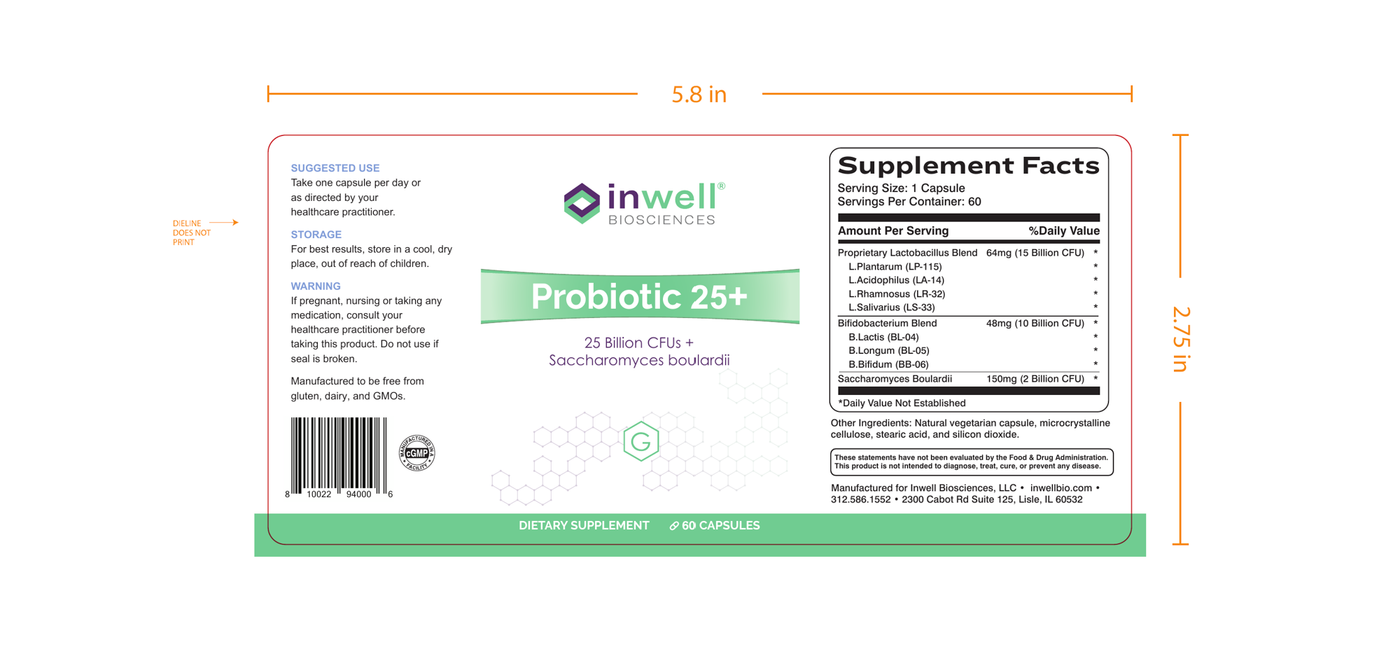 Probiotic 25 Billion c Curated Wellness