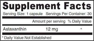 Vegan Astaxanthin 12 mg  Curated Wellness