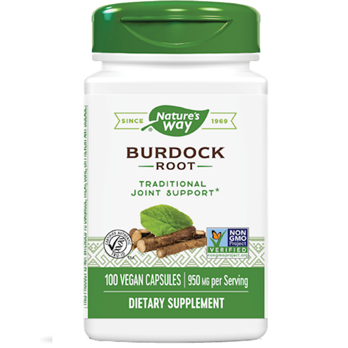 Burdock Root 950 mg  Curated Wellness