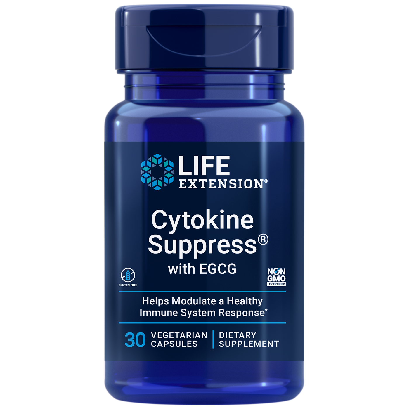 Cytokine Suppress w/ EGCG 30 vcaps Curated Wellness