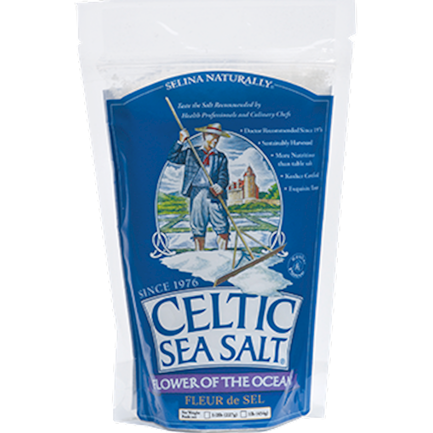 Flower of Ocean Celtic Sea Salt 1/2 lb Curated Wellness
