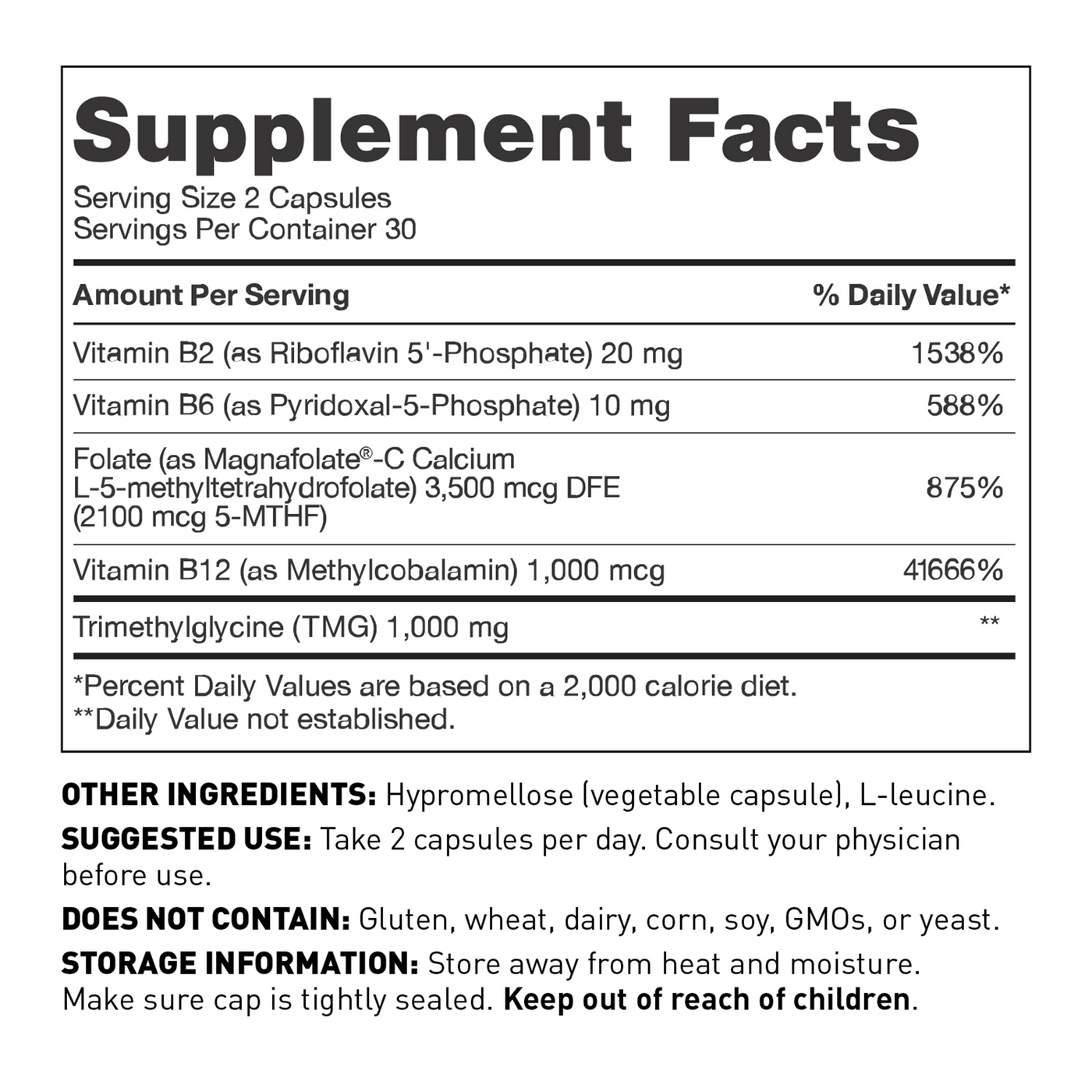 Methylation Support® 60c Curated Wellness