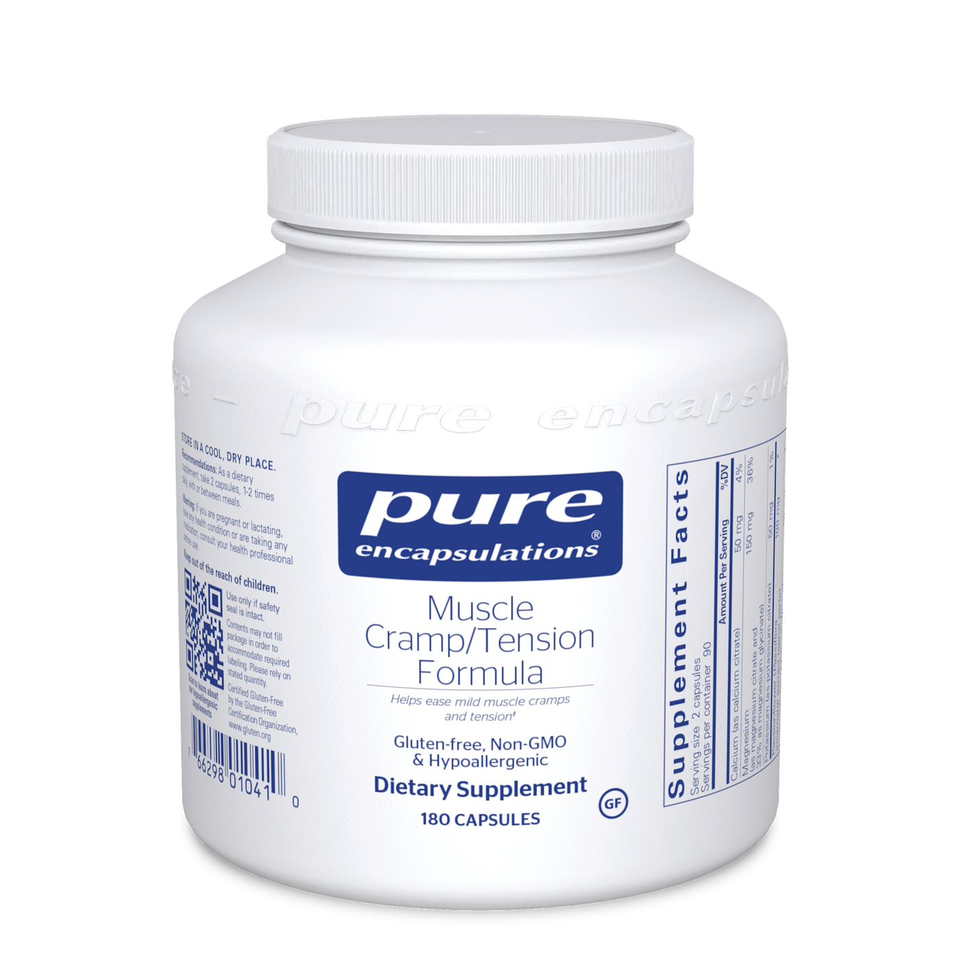 Muscle Cramp/Tension Formula 180 vcaps Curated Wellness