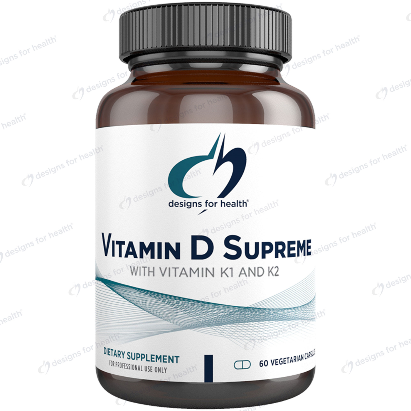 Vitamin D Supreme w Vit K1, K2 60 vcaps Curated Wellness
