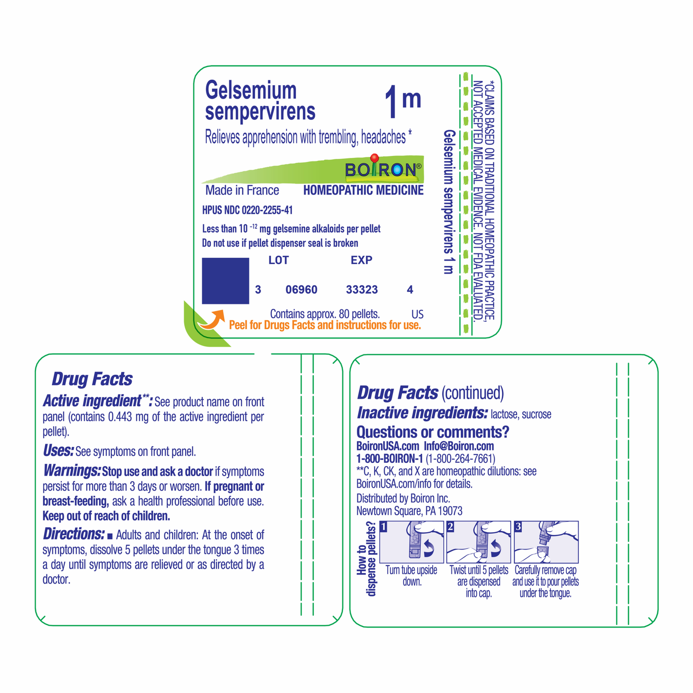 Gelsemium sempervirens 1M 80 plts Curated Wellness