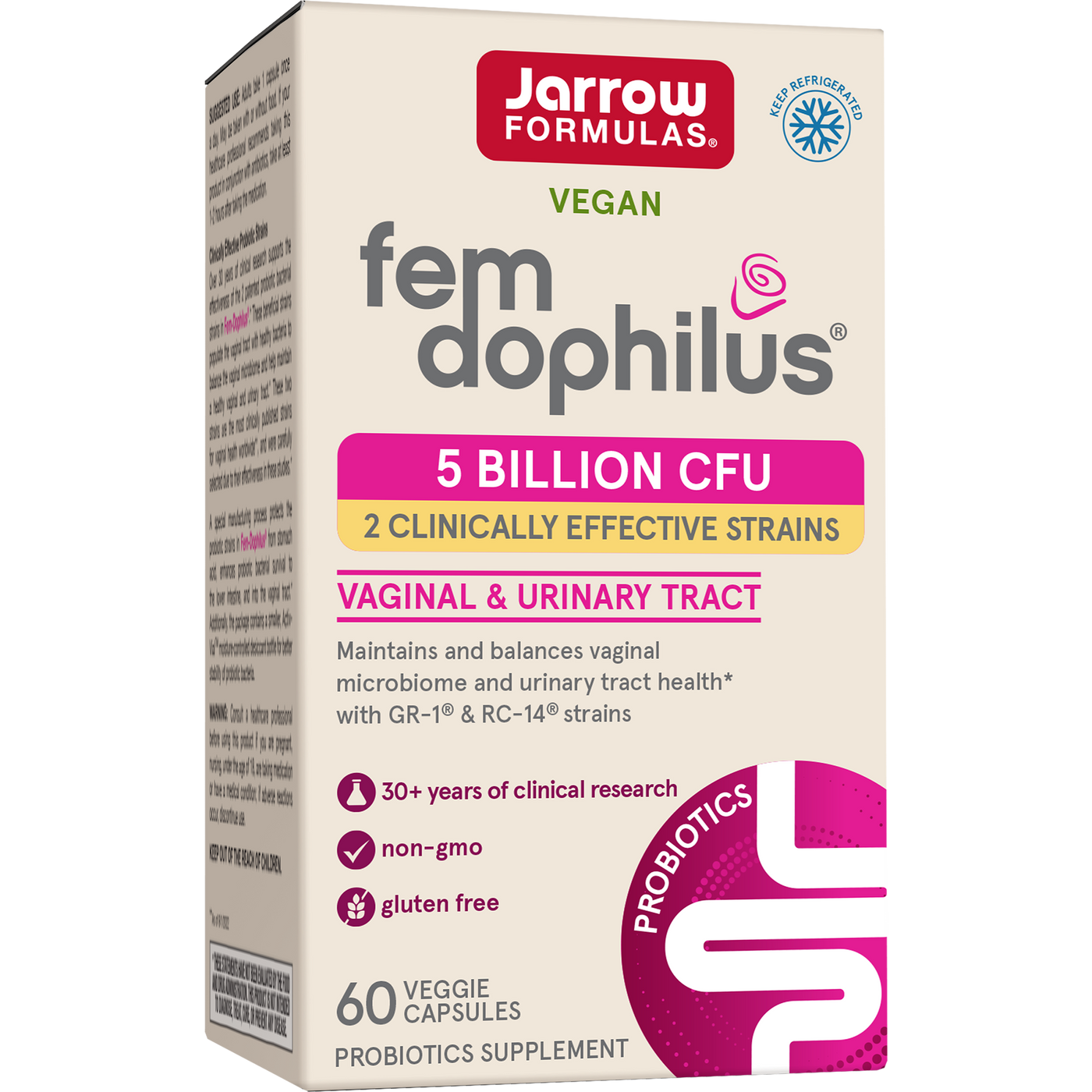 FemDophilus 60 caps Curated Wellness