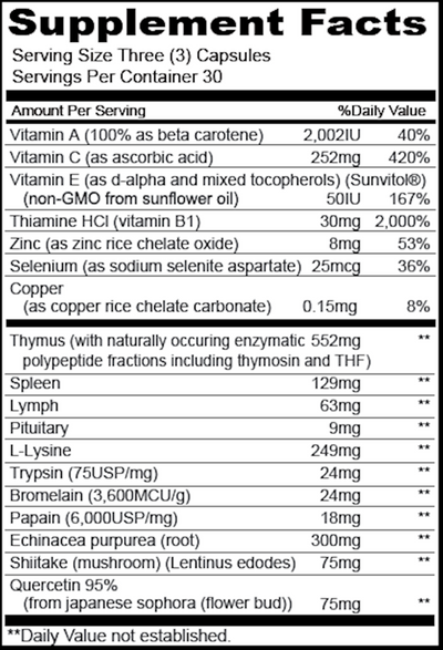 Immuno Caps  Curated Wellness