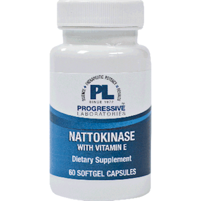 Nattokinase with Vitamin E 60 gels Curated Wellness