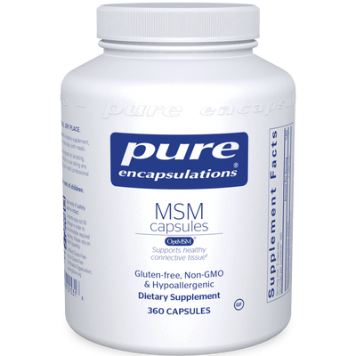 MSM Capsules 360 caps Curated Wellness