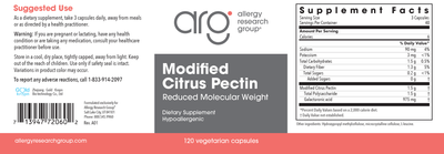 Modified Citrus Pectin 120 vcaps Curated Wellness