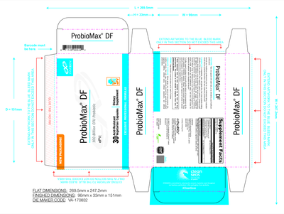 ProbioMax DF 30 Capsules Curated Wellness