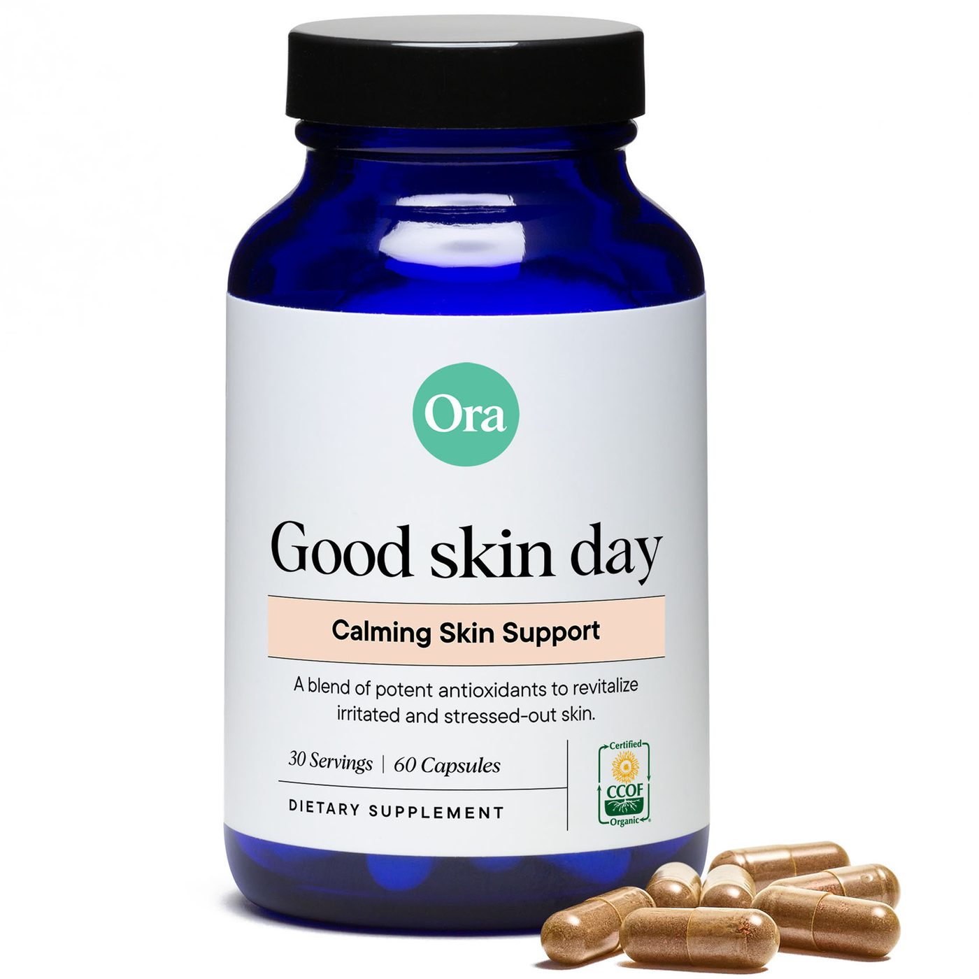Good Skin Day 60 vcaps Curated Wellness