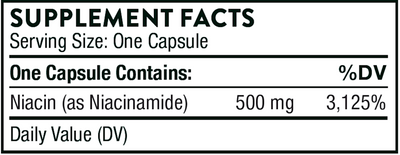 Niacinamide 180 caps Curated Wellness