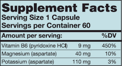 K/Mg Aspartate 60 caps Curated Wellness