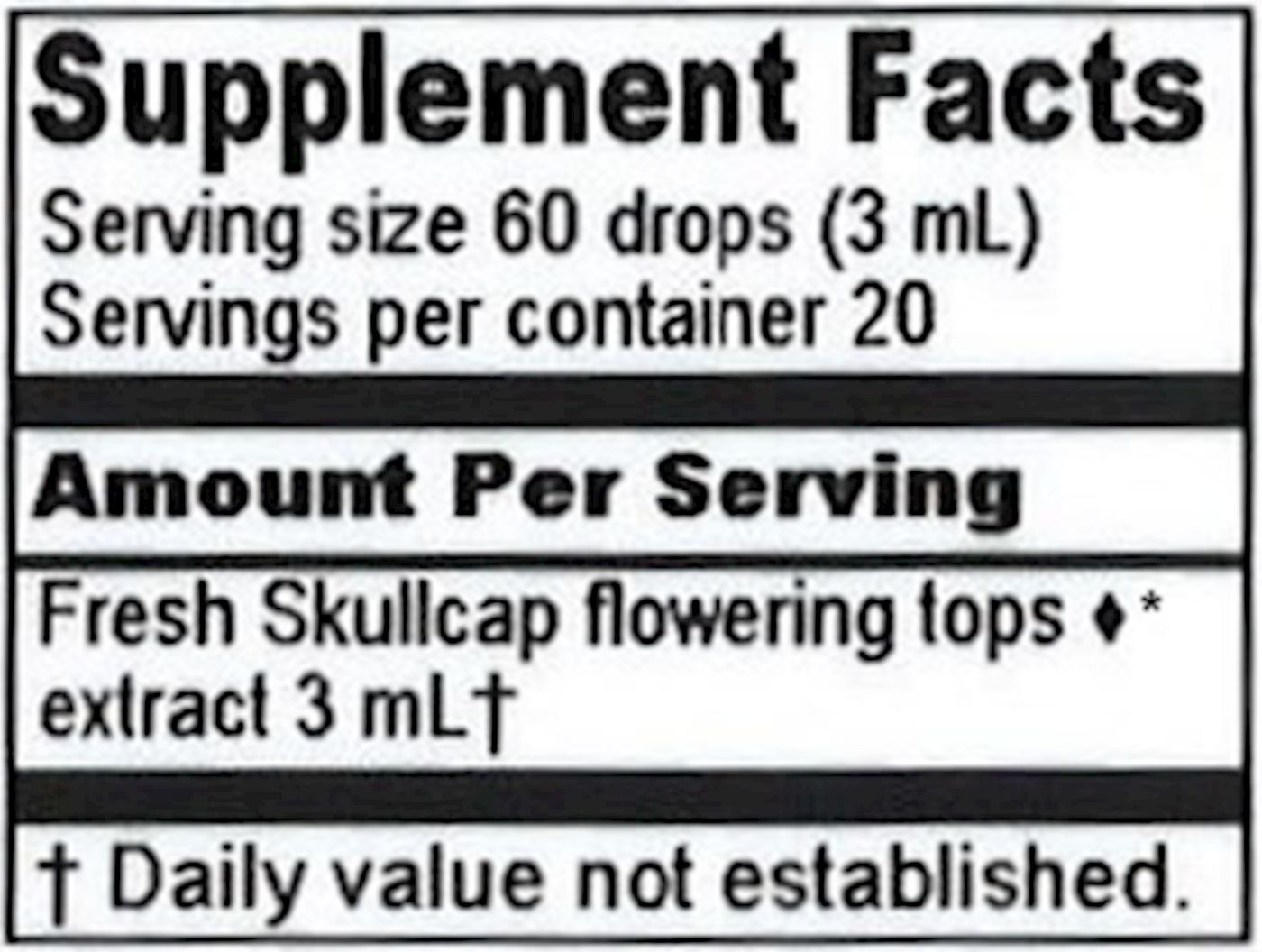 Skullcap Extract  Curated Wellness