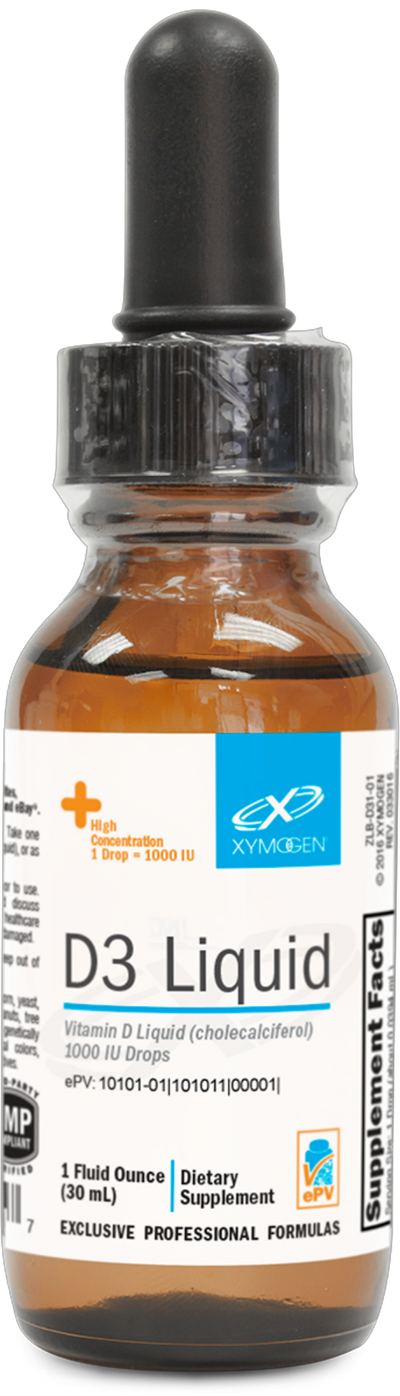 D3 Liquid 1 fl oz Curated Wellness
