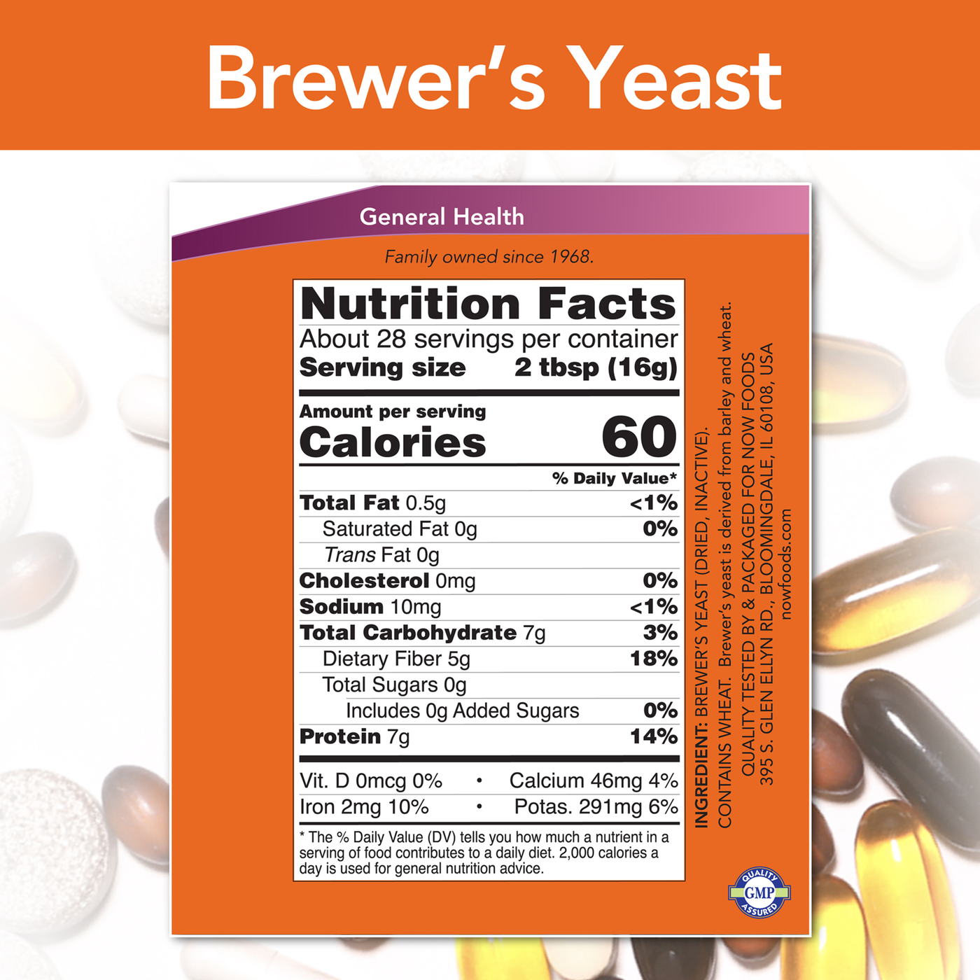 Brewer's Yeast Reduced Bitterness  Curated Wellness