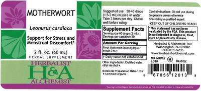 Motherwort Extract  Curated Wellness
