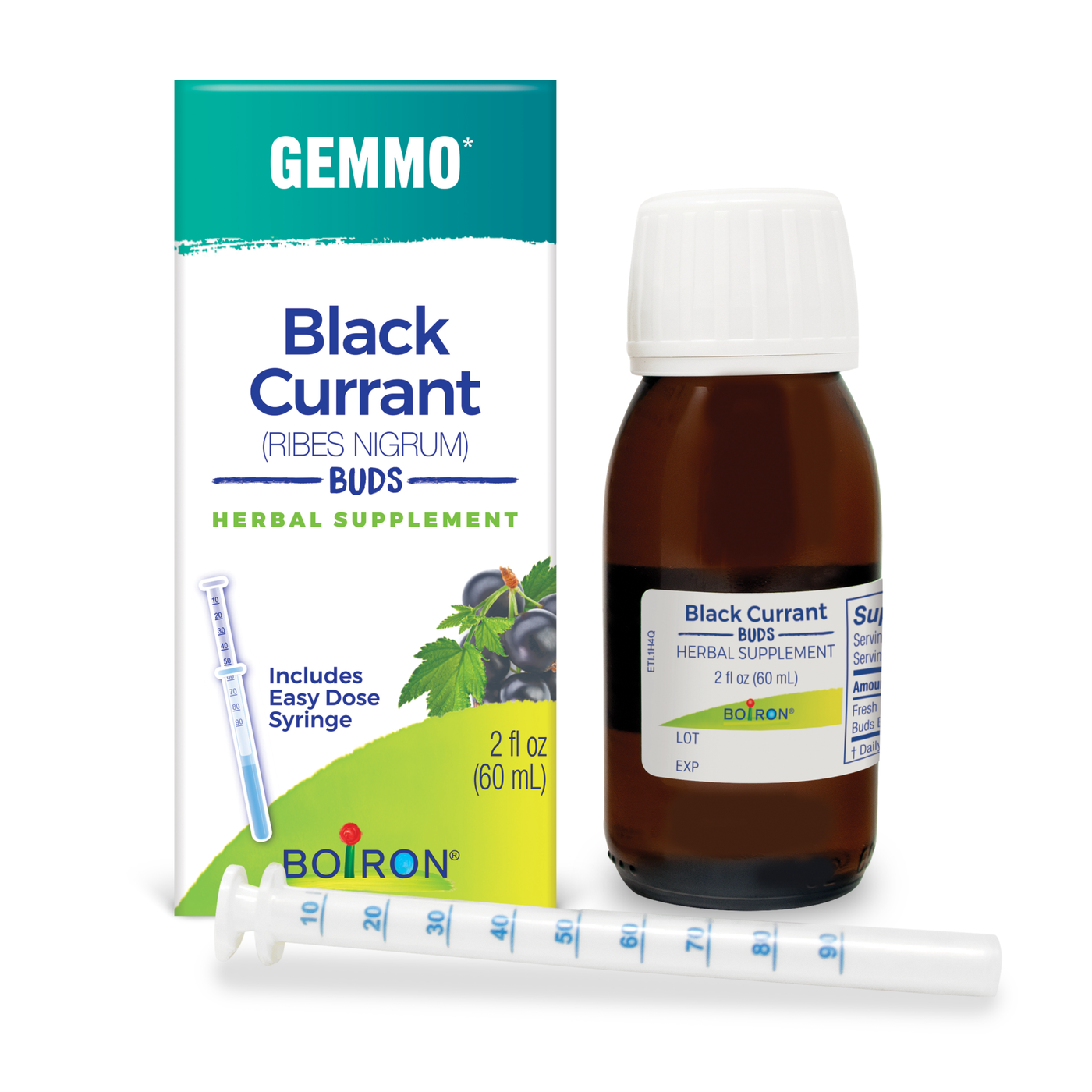 Gemmo Black Currant Buds 2 fl oz Curated Wellness