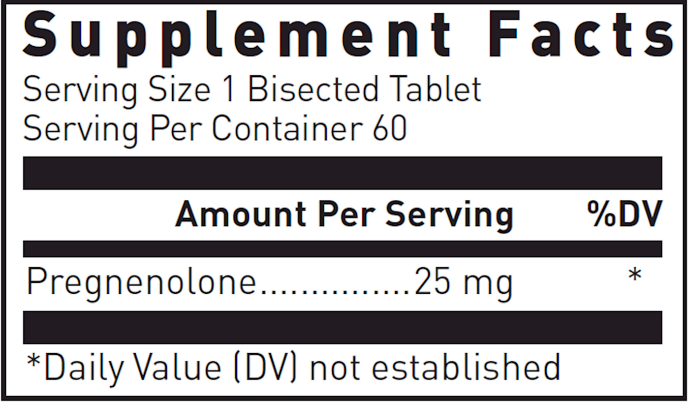 Pregnenolone 25 mg  Curated Wellness