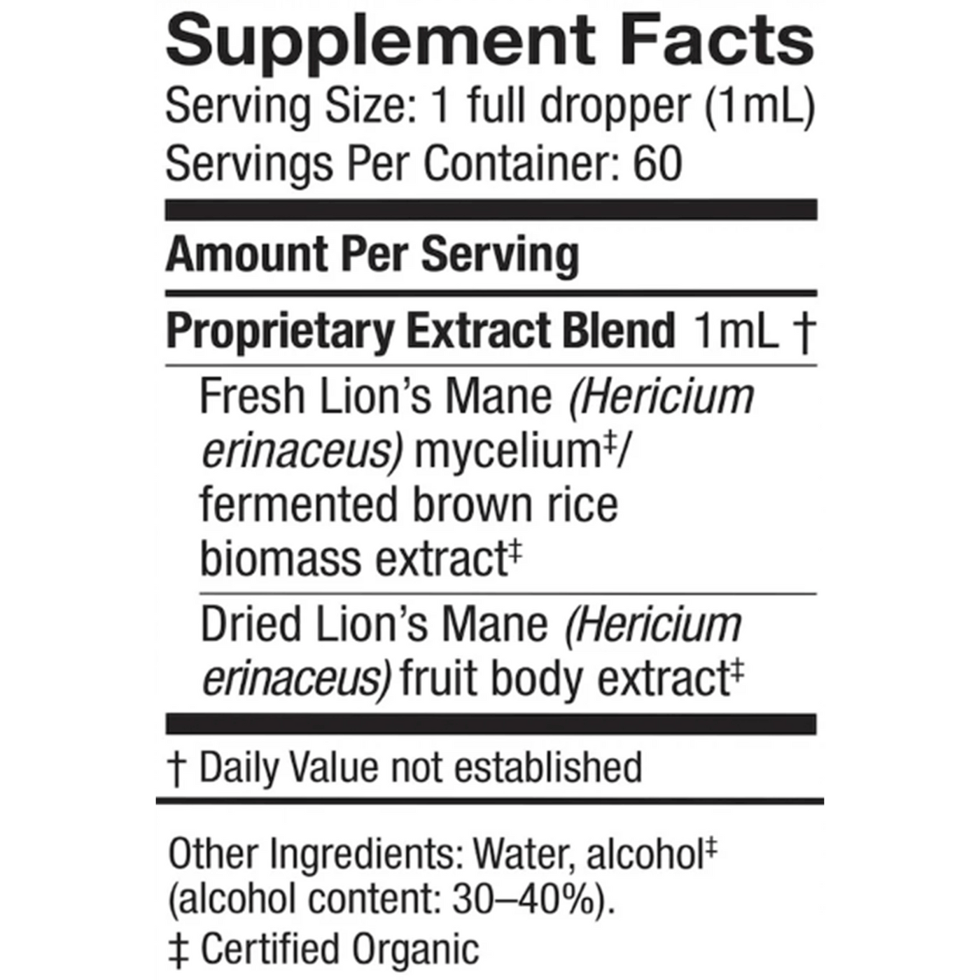 Lion's Mane Extract  Curated Wellness