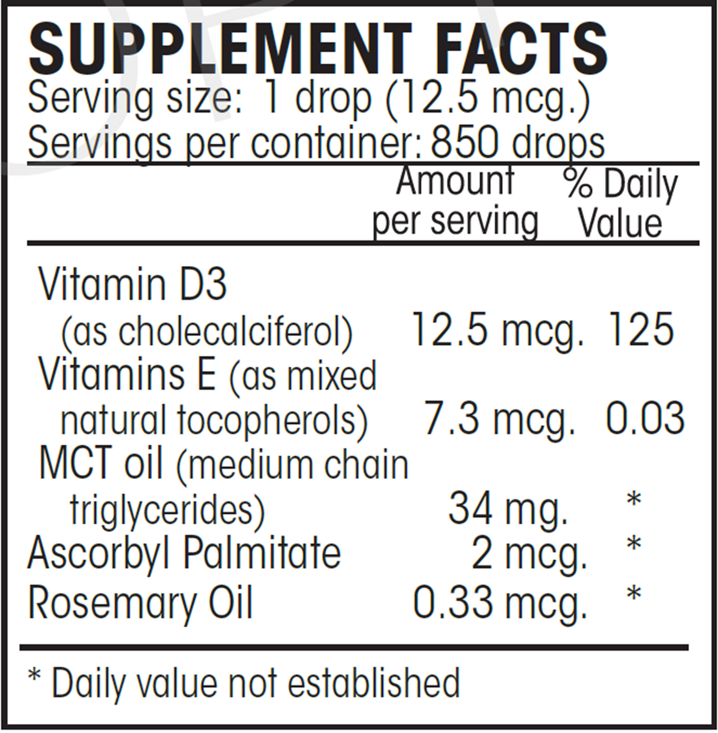 D3 Cell Guard Liquid  Curated Wellness