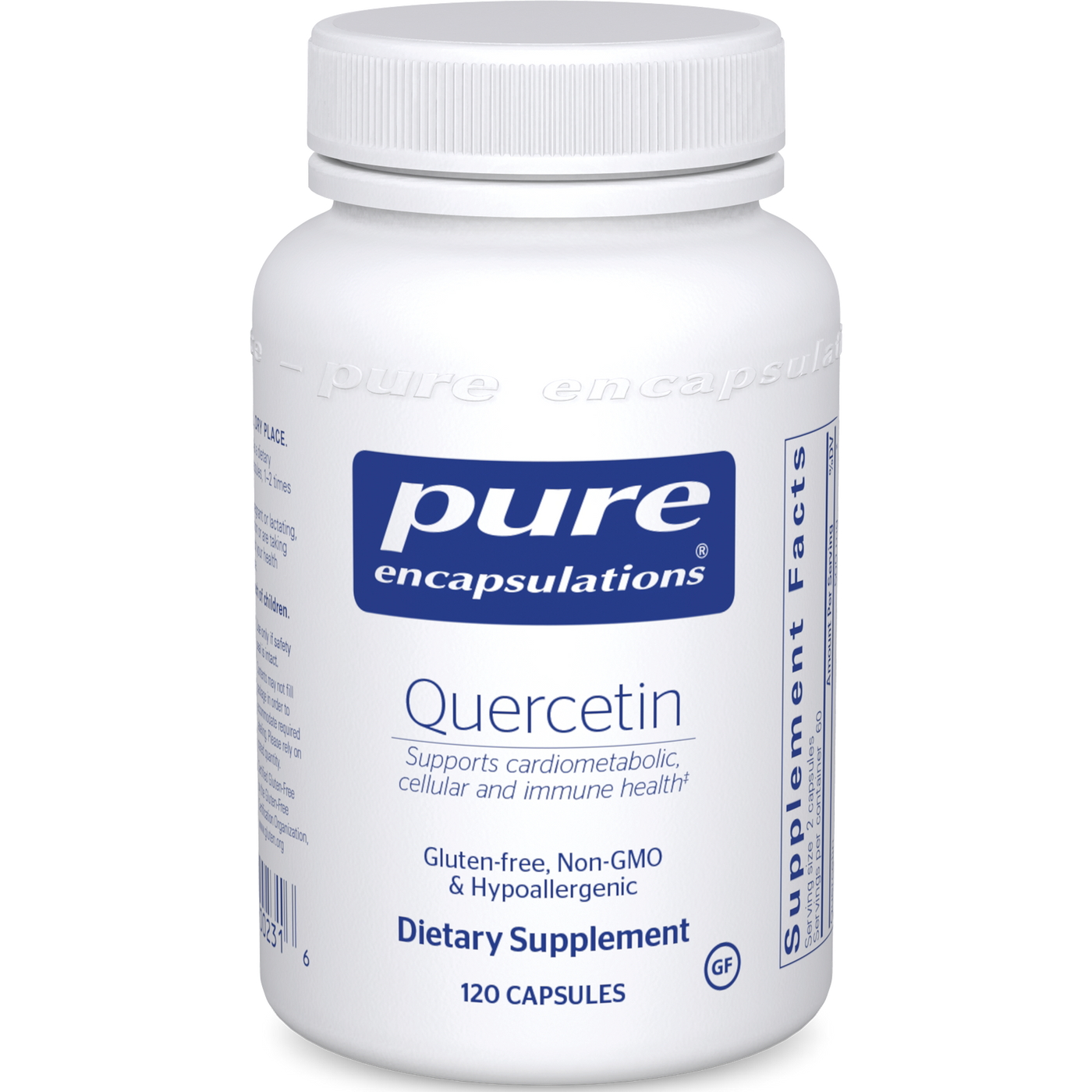 Quercetin 250 mg 120 vcaps Curated Wellness